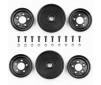 JAY HALSEY RC10 FRONT WHEELS, BLACK