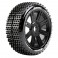 B-HORNET 1/8 FR/RR SOFT HEX 17MM SPOKE/BLACK