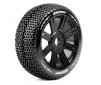 B-TURBO 1/8 FR/RR SUPER SOFT HEX 17MM SPOKE/BLAC