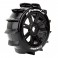 B-PADDLE 1/8 FR/RR SOFT HEX 17MM SPOKE/BLACK