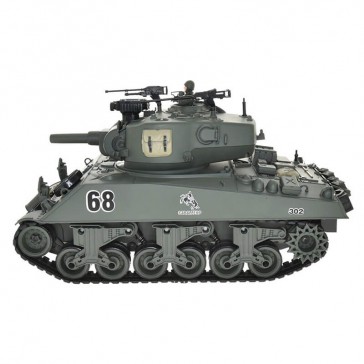 RC TANK 1:18 USA M4A3 SHERMAN GREEN