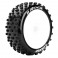 B-ROCK 1/8 FR/RR SOFT HEX 17MM WHITE