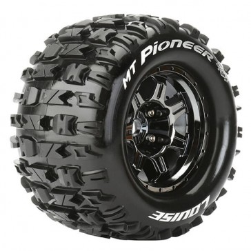 MT-PIONEER 1/8 SPORT 0" OFFSET HEX 17MM BLACK CHRO