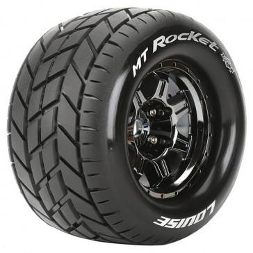 MT-ROCKET 1/8 SPOR T 0" OFFSET HEX 17MM BLACK CHRO