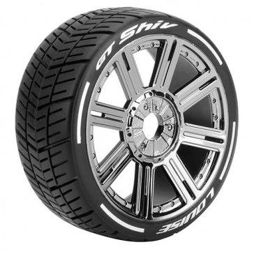 GT-SHIV 1/8 FR/RR S OFT HEX 17MM SPOKE/BLACK CHRO