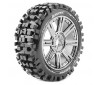 B-ULLDOZE 1/8 FR/RR SOFT HEX 17MM SPOKE/CHROME