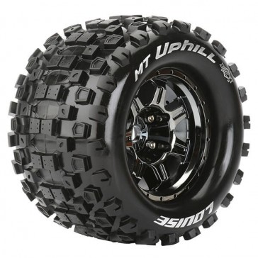 MT-UPHILL 1/8 SPOR T 0" OFFSET HEX 17MM BLACK CHR