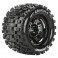 MT-UPHILL 1/8 SPOR T 0" OFFSET HEX 17MM BLACK CHR