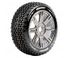 B-PIRATE 1/8 FR/R R SOFT HEX 17MM SPOKE/BLACK C