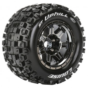 ST-UPHILL 1/8 SPORT 1/2" OFFSET HEX 17MM BLACK CHR