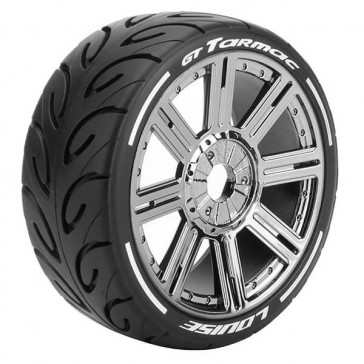GT-TARMAC 1/8 FR/RR SUPER SOFT HEX 17MM SPOKE/BLA