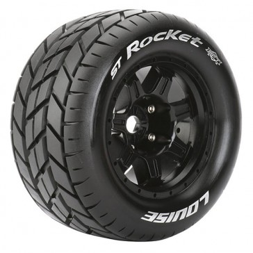 ST-ROCKET 1/8 SPOR T 0" OFFSET HEX 17MM BLACK E-R
