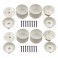 RC10GT FRONT & REAR 3-PIECE WHEEL SET (WIDE)