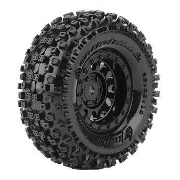 CR UPHILL 1/18,1/24 FR/RR 1.0" CRAWLER TYRE/WHEELS