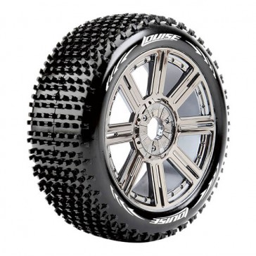 B-HORNET 1/8 FR/RR SUPER SOFT HEX 17MM SPOKE/BLA