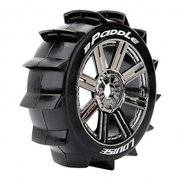 B-PADDLE 1/8 FR/RR SOFT HEX 17MM SPOKE/CHROME B