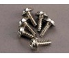 Screws, 3x8mm washerhead self-tapping (6)