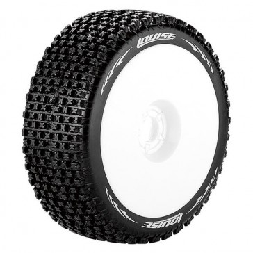 B-PIRATE 1/8 FR/RR SOFT HEX 17MM WHITE