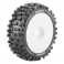 B-ULLDOZE 1/8 FR/RR SOFT HEX 17MM WHITE