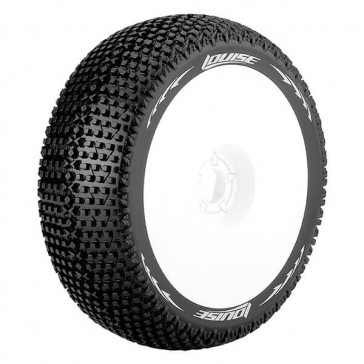B-TURBO 1/8 FR/RR SOFT HEX 17MM WHITE