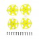 DC10 FT ADJ. WHEEL FACE PLATE, FLO. YELL(4)