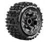 ST-PIONEER 1/16 SOF T SPOKE/CHROME BLACK TRX 1:16