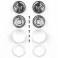 JAY HALSEY RC10 REAR WHEELS, CHROME