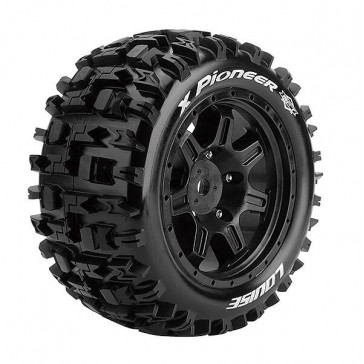 X-PIONEER BLACK MOUNTED X-MAXX HEX24MM
