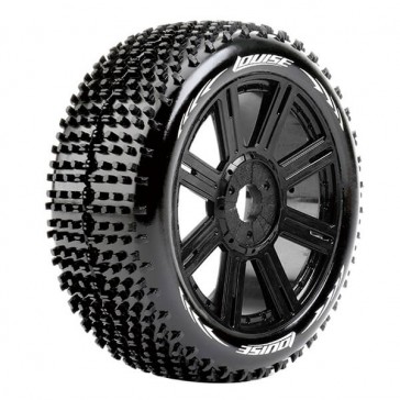 B-HORNET 1/8 FR/RR SUPER SOFT HEX 17MM SPOKE/BLA