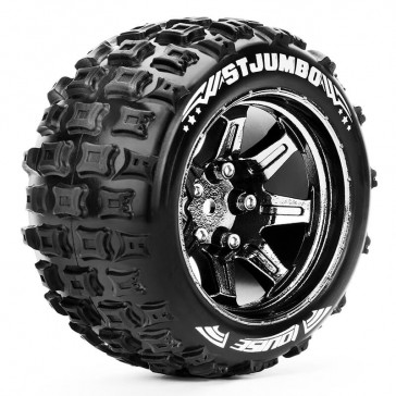 ST-JUMBO 1/10 SOFT HEX 14MM/BLACK CHROME ARRMA GR