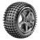 T-ROCK 1/8 FR/RR 0 OFFSET BLACK CHROME