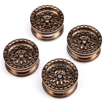 Black Rhino Wheel 1.0 7mm Hex (4): SCX24
