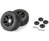 1/6 Brutus F/R 5.7 Monster Truck Tires MTD 24mm Black Ripper (2)