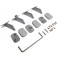 Control Horn Set: P-51 1.0m