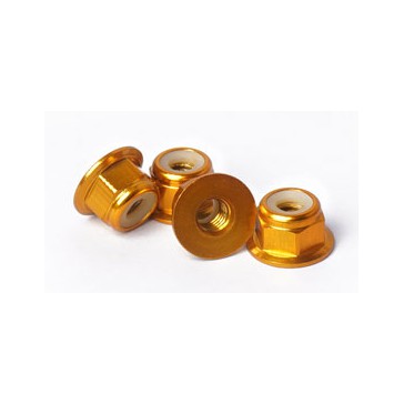 Ecrous de roues M4 Nylstop Epaulés Gold Koswork (4) Optima Series