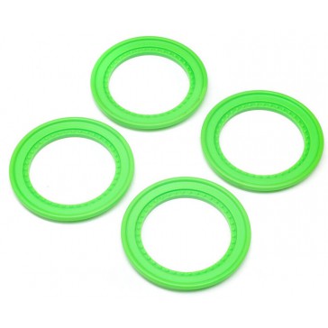 Snap-in Beadlock Rings Green (4): LMT 2.0