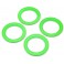 Snap-in Beadlock Rings Green (4): LMT 2.0