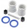 2.6 Wheel with Beadlock Rings Blue (2): LMT 2.0