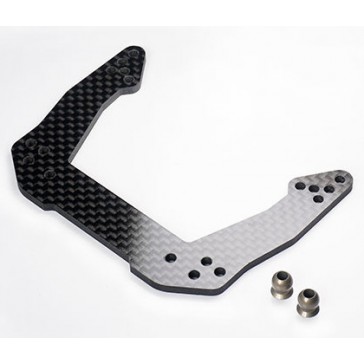 Support amortisseur Koswork Avant Carbone 3mm - Ultima Serie