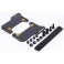 Support batterie Shorty Koswork Carbone 2.0mm - Optima Mid