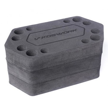 Foam Car Maintenance Stand H90 206x110mm (Off-Road1:8) Koswork