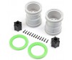 2.6 Wheel with Beadlock Rings Green (2): LMT 2.0