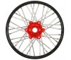 1/4 Pro-Spec Aluminum V2 Bead Front Wheel Black/Red (1): Promoto-MX