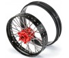 1/4 Pro-Spec Aluminum V2 Bead Front Wheel Black/Red (1): Promoto-MX