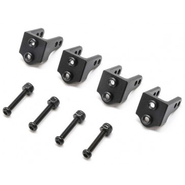 Aluminum Upper Shock Mount Black: Mini LMT (4)