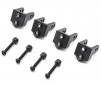 Aluminum Upper Shock Mount Black: Mini LMT (4)
