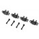 Aluminum Lower Shock Mount Black: Mini LMT (4)