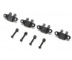 Aluminum Lower Shock Mount Black: Mini LMT (4)