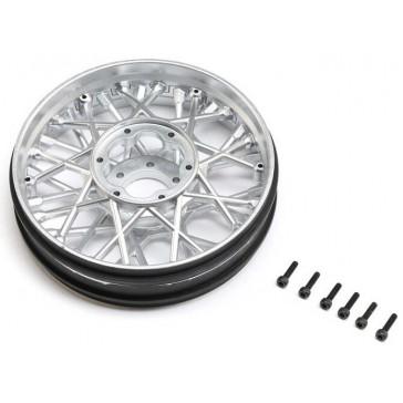 Front Wheel Set Satin Chrome: Promoto-SM
