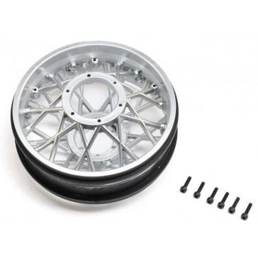Rear Wheel Set Satin Chrome: PM-SM
